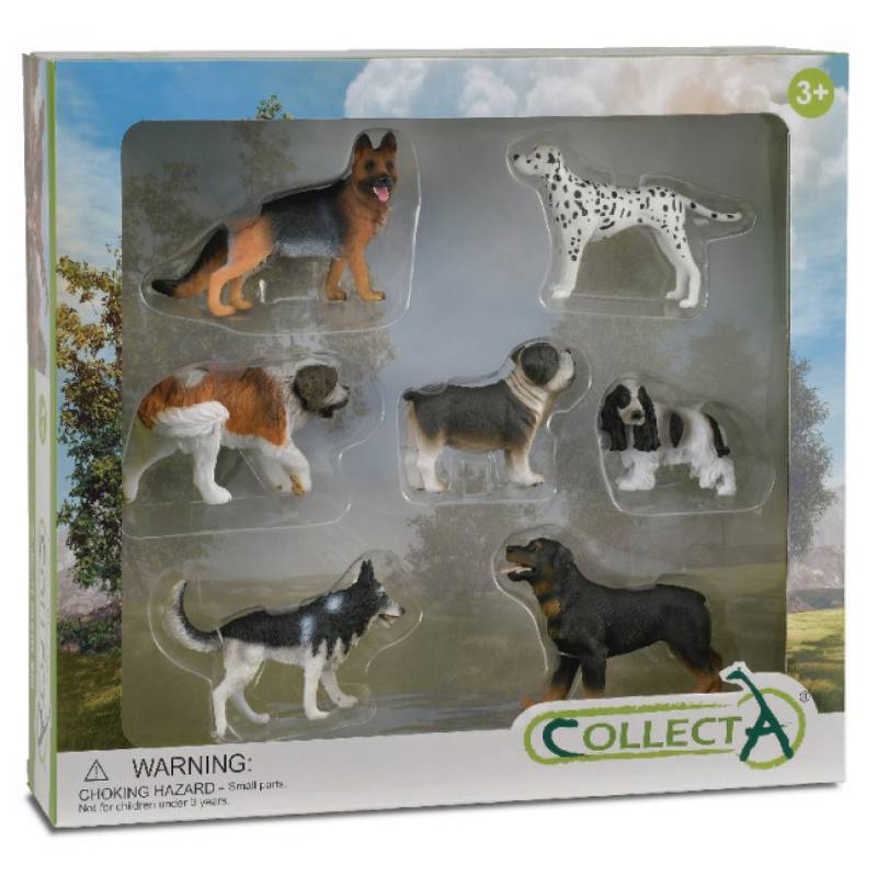 COLLECTA - Set 7 Piezas Perros Collecta