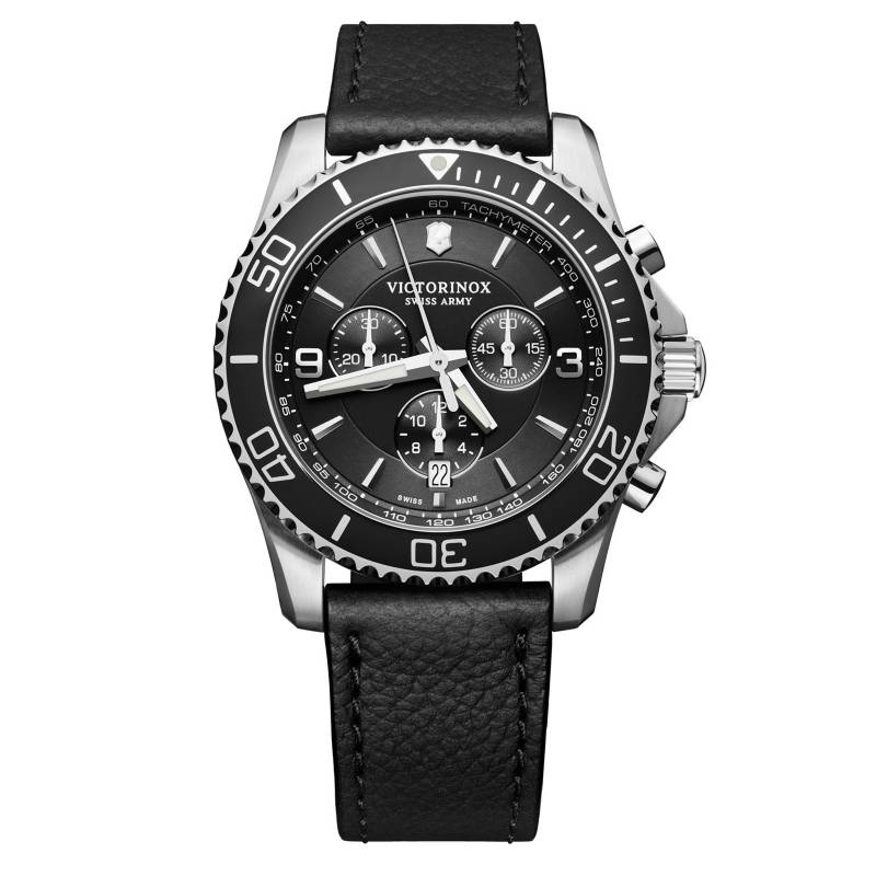 VICTORINOX - Reloj para Hombre Maverick Chrono 043 Black Dial