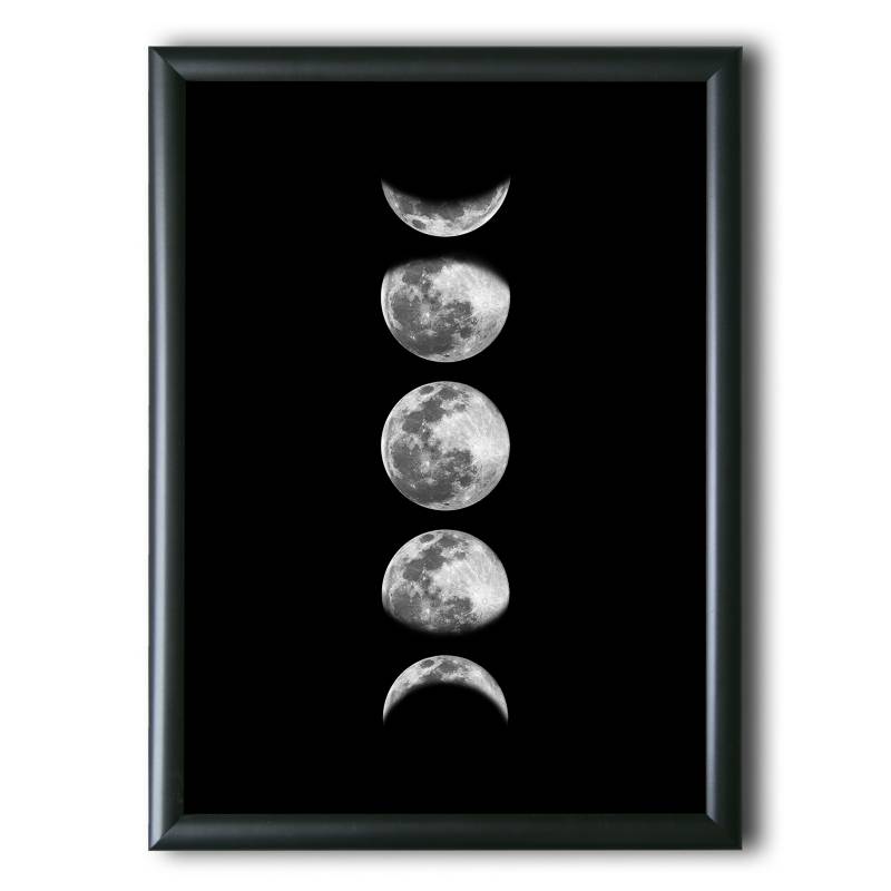GENERICO - Cuadro Fases de la Luna Noche 30x40 cm