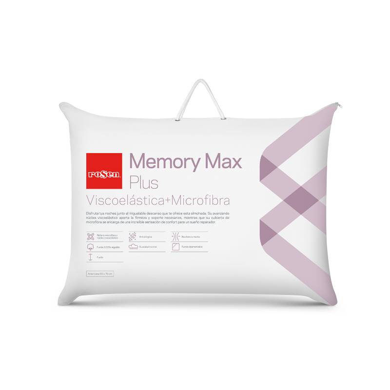 ROSEN - Almohada Memory Max Plus Americana Estándar 50x70cm