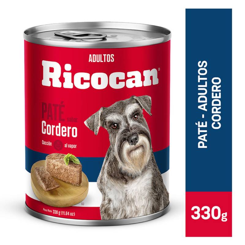 RICOCAN - Ricocan Pate Cordero Adultos 330 gr