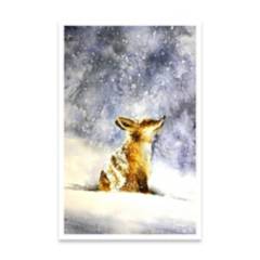 Cuadro Winter fox in snow