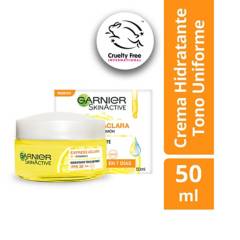 Garnier - Crema Hidratante FPS 30 tono uniforme Express Aclara Garnier Skin Active x 50 ml 