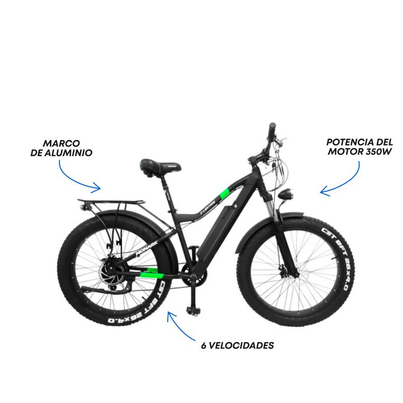 MONARK - Bicicleta Eléctrica  E-Lightning Aro 26' 