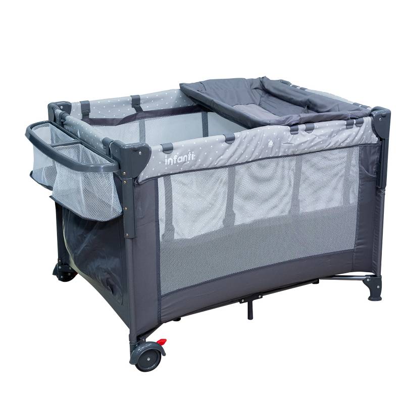 INFANTI - Cuna Corral Pack and Play ZK005 Lucero Gris 