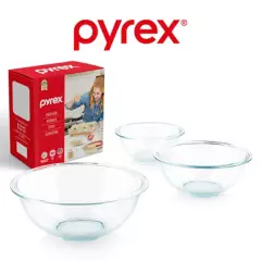 PYREX - Set x3 Bolos Transparentes 1.5 lt, 2.5 lt, 4 lt