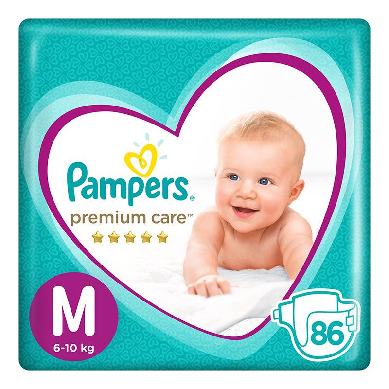 PAMPERS - Pañales Premium Care Megapack M x 86