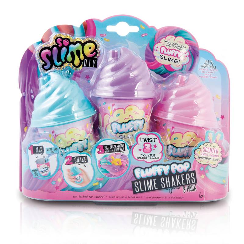 CANAL TOYS - Slime Shaker Fluffy 3-Pack
