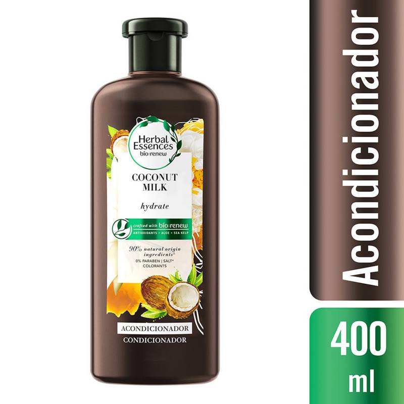 HERBAL ESSENCES - Acondicionador Coconut Milk 400 ml