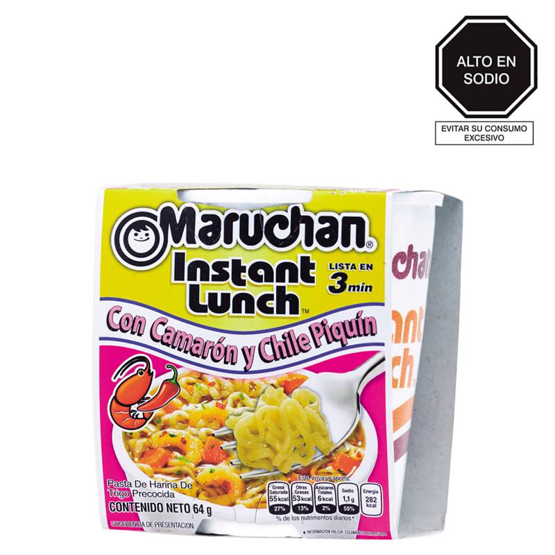 MARUCHAN - Maruchan Instant Lunch Camarón Picante 64 Gr
