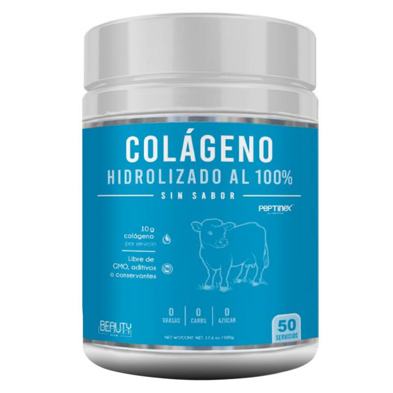 BEAUTY GLOW - Colágeno Hidrolizado Al 100% 500Gr