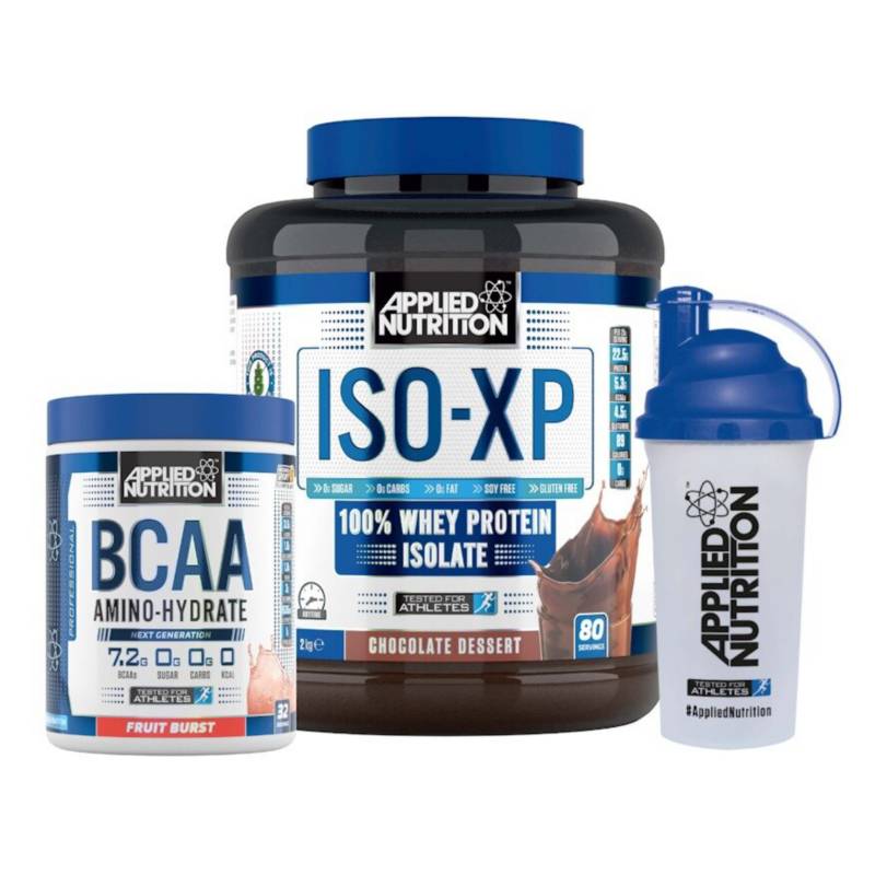 APPLIED NUTRITION - Pack ISO-XP Chocolate Dessert + BCAA + Shaker