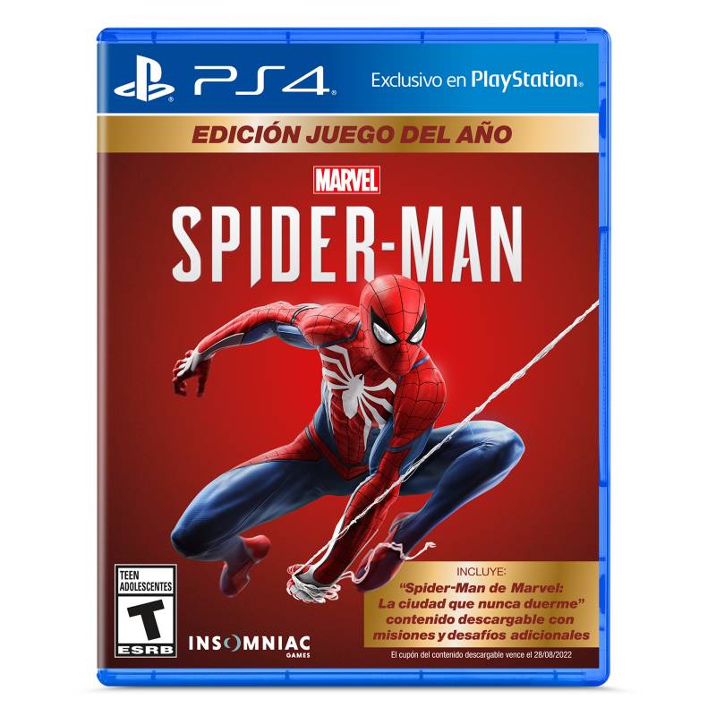 PLAYSTATION - PS4 Juego Spiderman Goty Ed Latam PS4