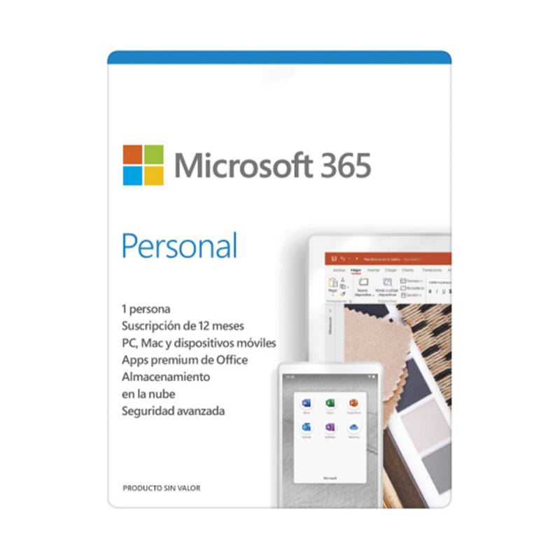 MICROSOFT - Microsoft Programa Office 365 Personal 32/64 bits 