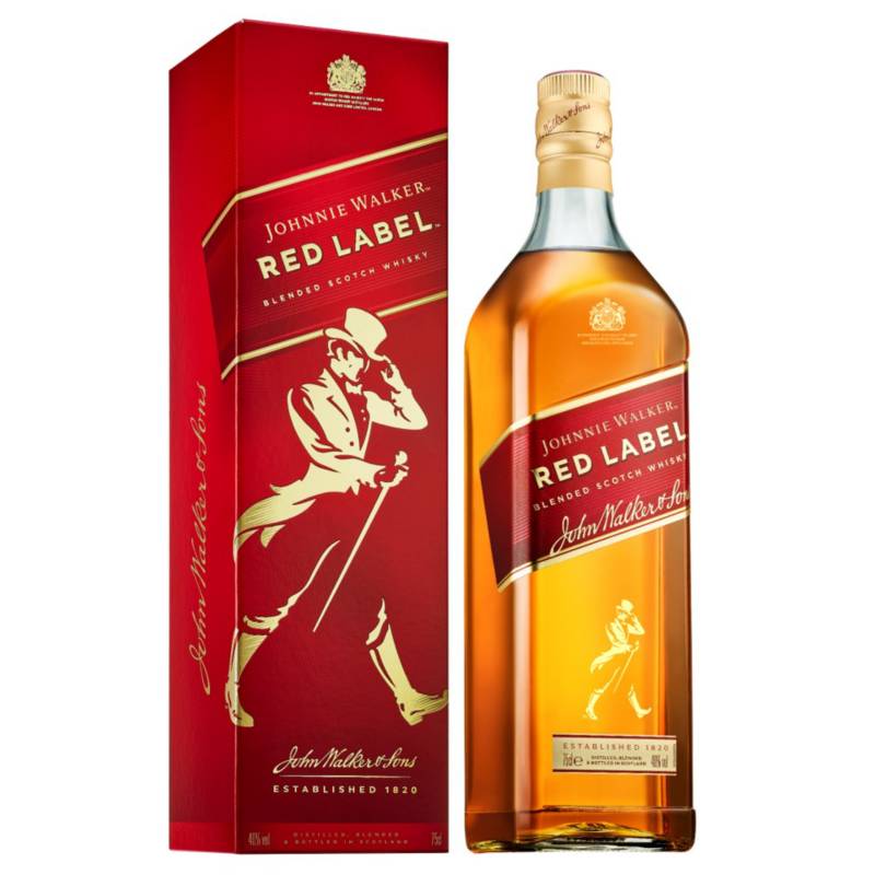 JOHNNIE WALKER - Whisky Johnnie Walker Red Label 750ml