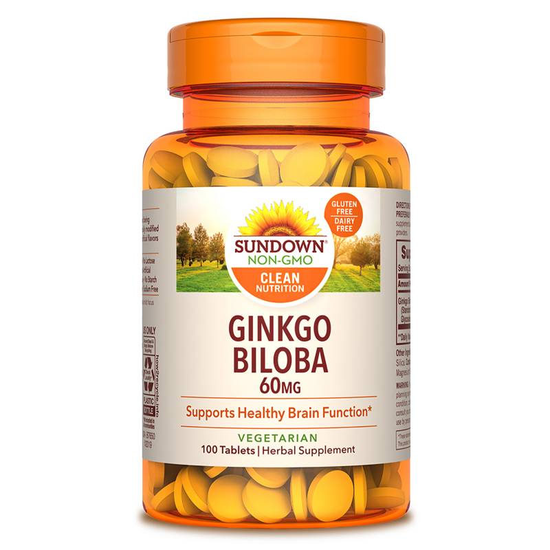 SUNDOWN NATURALS - Ginkgo Biloba 60 mg 
