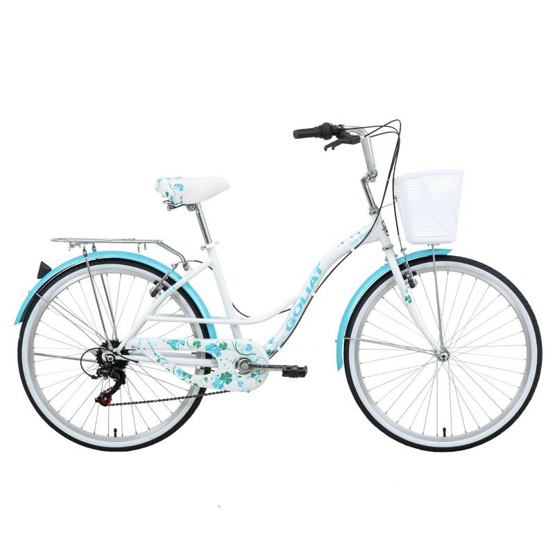 GOLIAT - Bicicleta Mujer Cabo blanco Blanco Aro 26
