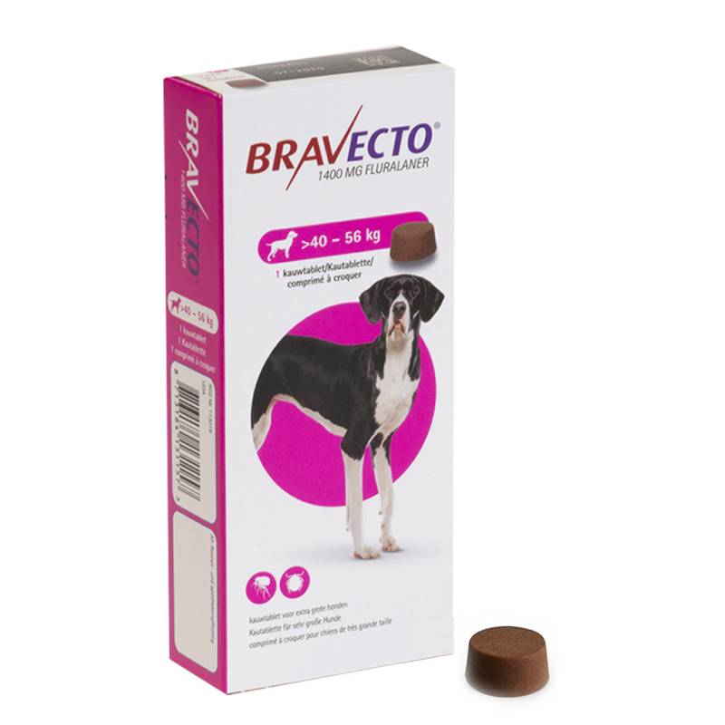 BRAVECTO - Antipulgas para Perros Bravecto 40 - 56 kg