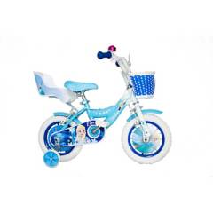 Monark - Bicicleta para Niños Frozen Elsa Aro 12 Celeste Monark