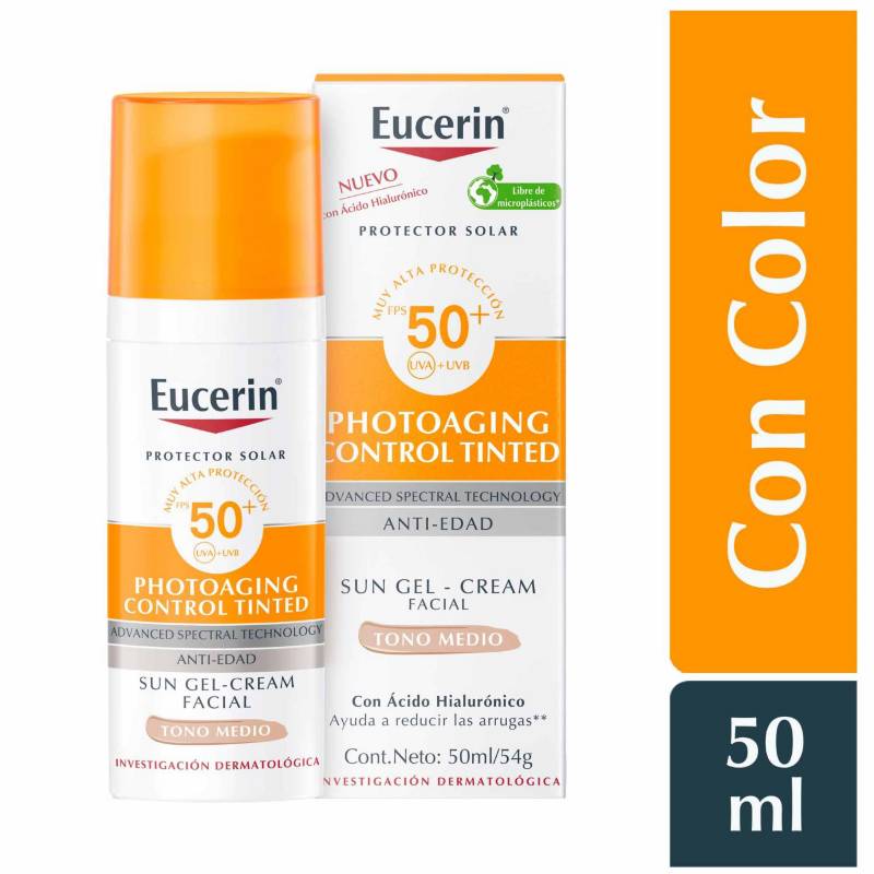 Eucerin - Sun Creme Tinted CC Medium FPS 50