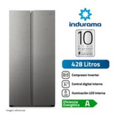 INDURAMA - Refrigeradora Indurama Side by Side 428Lt RI-769 Croma
