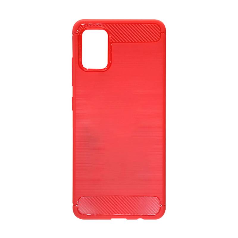 GENERICO - Case Siliconado Samsung Galaxy A51 Rojo