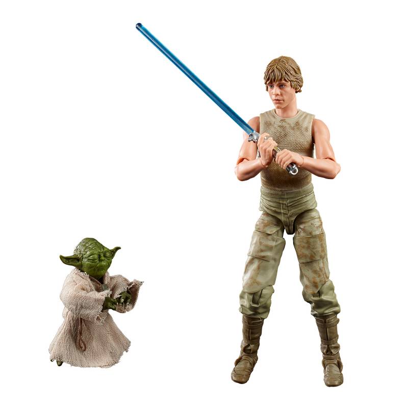 STAR WARS - Figuras de Luke Skywalker y Yoda Entrenamiento Jedi
