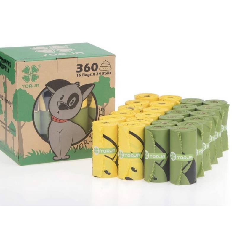 KUMIR - Bolsas Compostables POOP para Perros - 360 bolsas