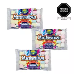 GUANDY - Pack x 3 Guandy Marshmallows Bicolor 100gr