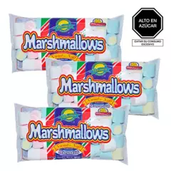 GUANDY - Pack x 3 Guandy Marshmallows Bicolor 255gr