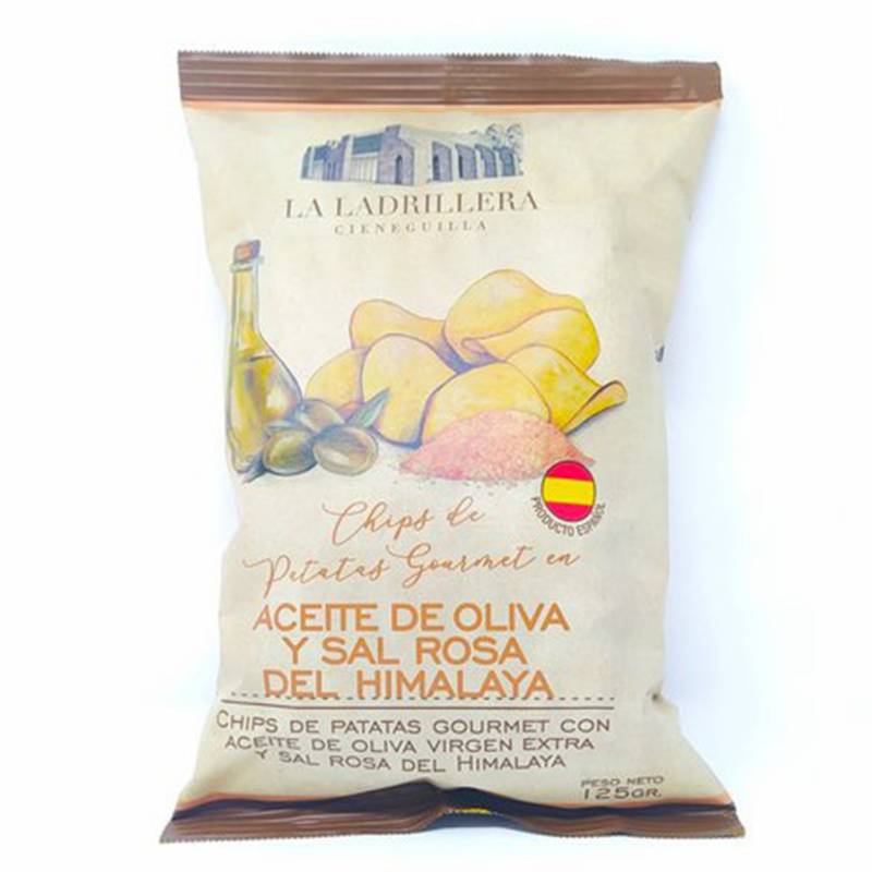LA LADRILLERA - Patatas con aceite oliva extra virgen y sal rosa del Himalaya 125gr