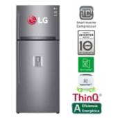LG - Refrigeradora 424 LT Top Mount LG con Filtro Higiénico inteligente GT44AGP Plateado