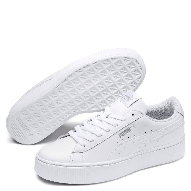 Zapatilla Puma Vikky Stacked Plataforma Mujer Blanco –