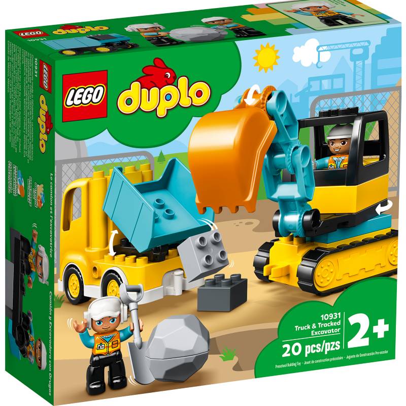 LEGO - Camión y Excavadora con Orugas