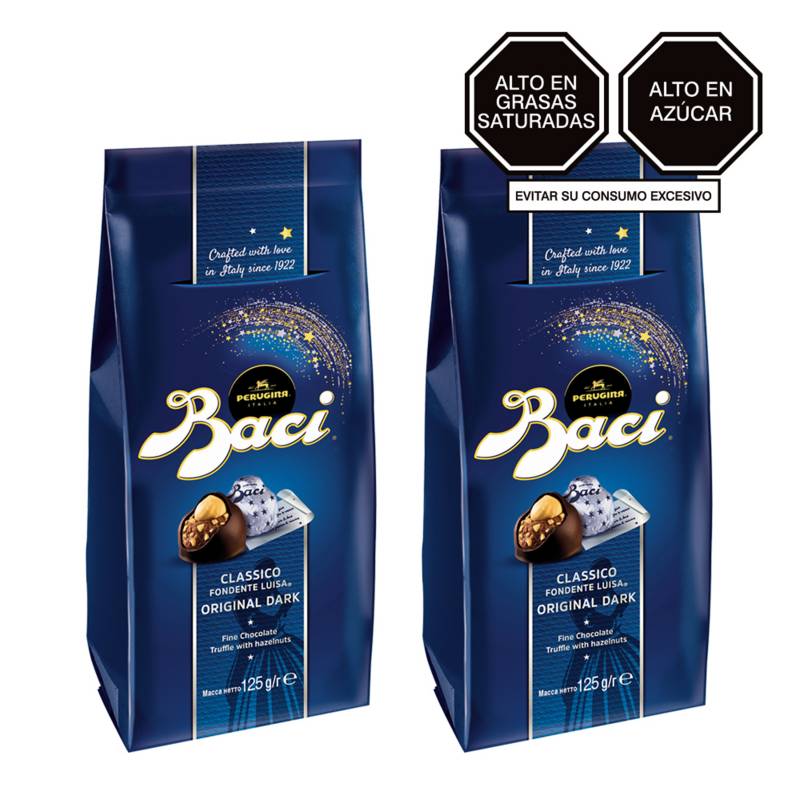 BACI - Pack x 2 Baci Bag Chocolate Original 125gr
