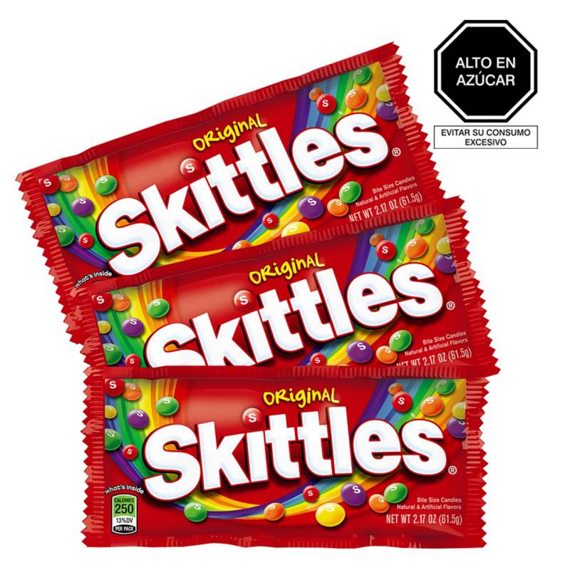 WRIGLEYS - Pack x 3 Skittles Original 61.52gr