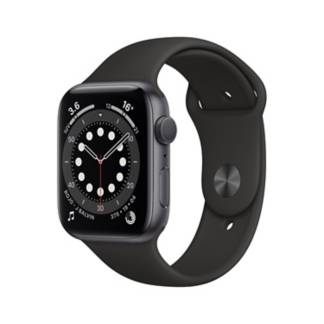 APPLE - Apple Watch Series 6 GPS, 44mm Space Gray Aluminium Case with Black Sport Band