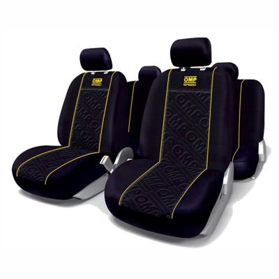 Set de Fundas Asiento Spc Negro con Gris