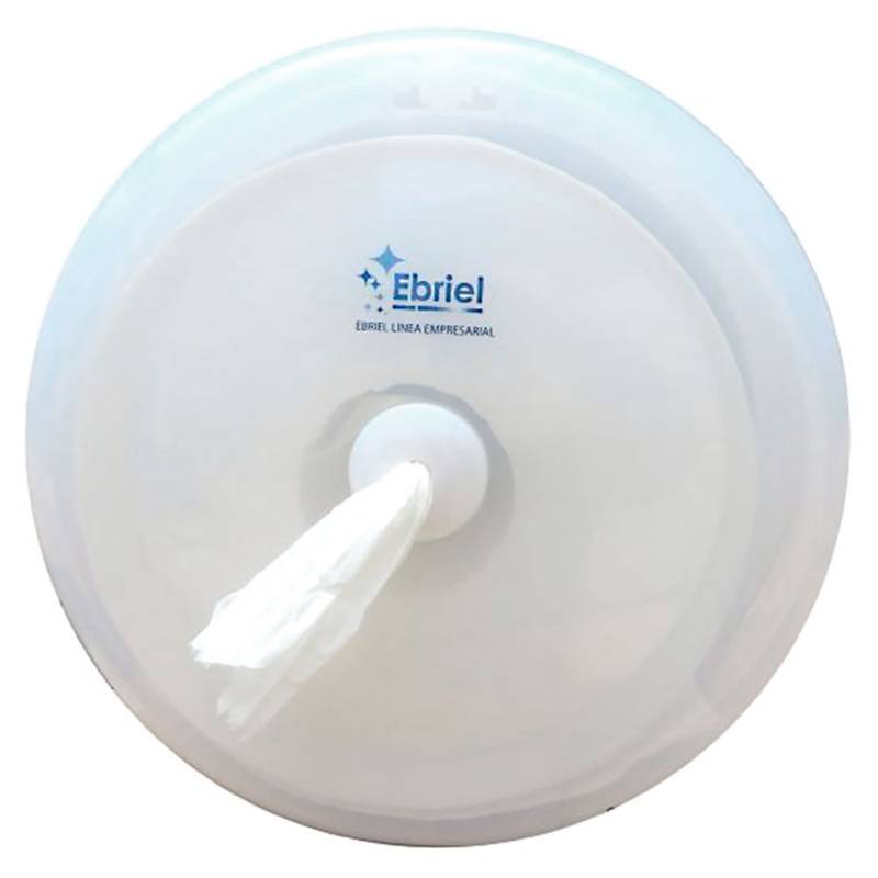 EBRIEL - Dispensador de Papel Higiénico Center Full Blanco EB01-01