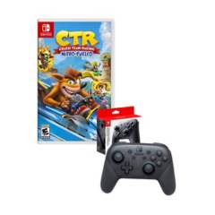 NINTENDO - Crash Team Racing + Pro Controller Nintendo Swi