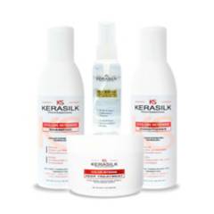 KERASILK PROFESSIONAL - Pack Antioxidante Color Teñido Kerasilk Sh+Ac+Mk+S
