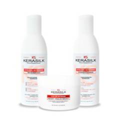 KERASILK PROFESSIONAL - Pack Antioxidante Color Teñido Kerasilk Sh+Acon+Mk