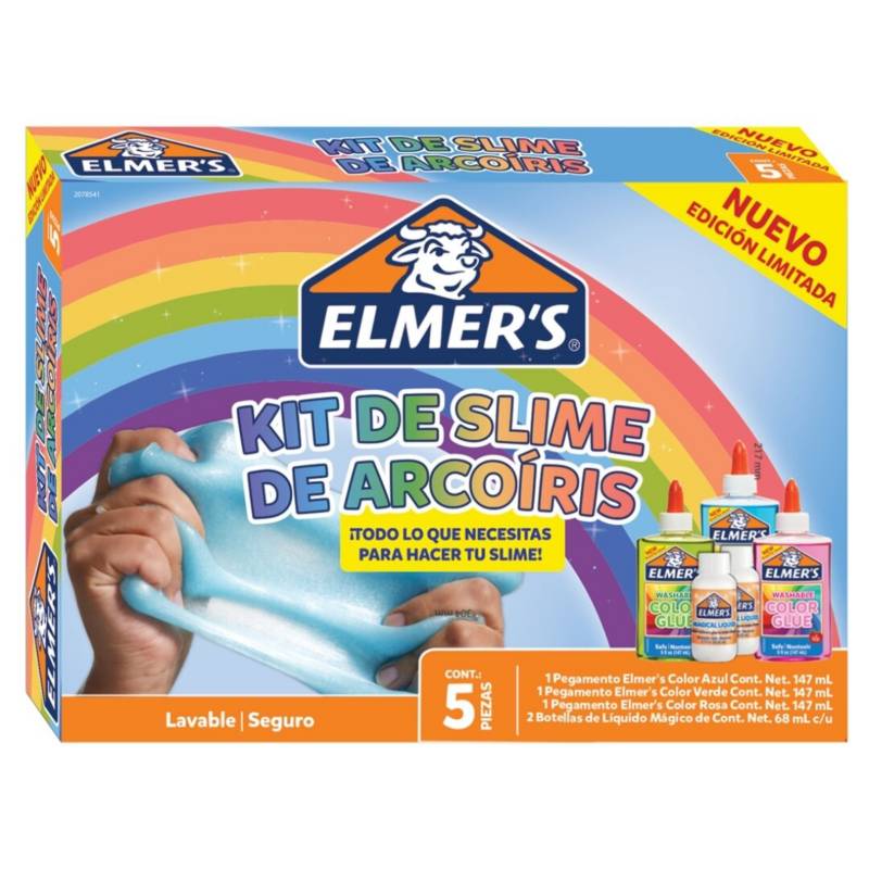 ELMERS - Kit para hacer Slime Arcoiris
