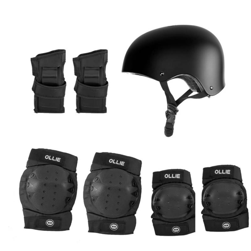 OLLIE - Kit de protección niño + casco