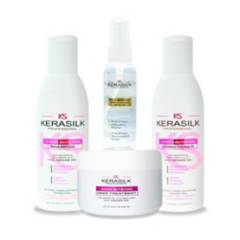 KERASILK PROFESSIONAL - Pack Hidratante Cabello Seco Kerasilk Sh+ Ac+Mk+Sr