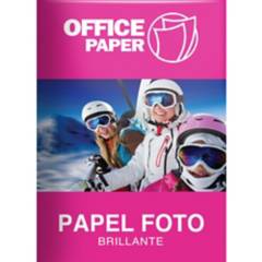 OFFICE PAPER - Papel Foto Brillante 180g por 100 Hojas A4