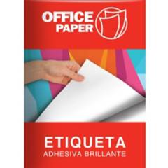 OFFICE PAPER - Etiqueta Brillante 180g por 100 Hojas A4