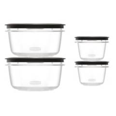 RUBBERMAID - Set x 4 Tapers Herméticos