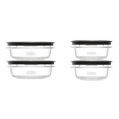RUBBERMAID - Set x 4 Tapers Herméticos