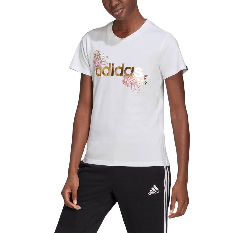 ADIDAS - Polo Casual Mujer Linear Foil Graphic 